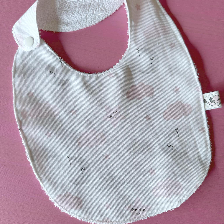 Babete Nuvens Rosa | S 1