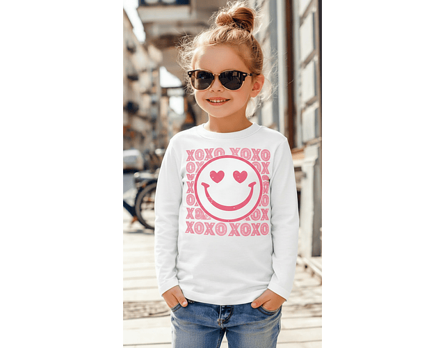 T-shirt Infantil XOXO Smile 💖
