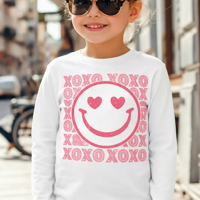 T-shirt Infantil XOXO Smile 💖 2