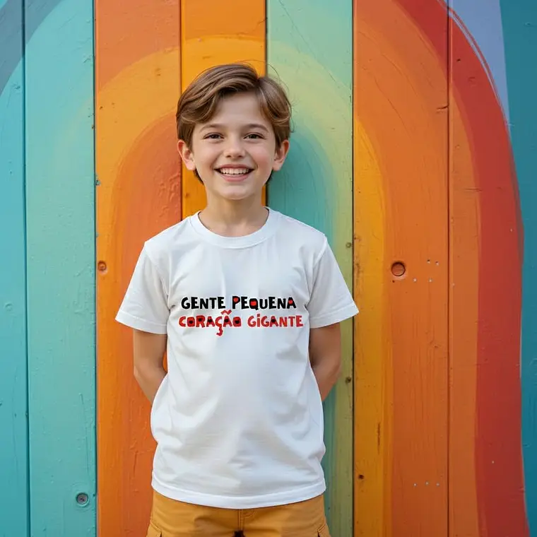 T-shirt “Gente Pequena, Coração Gigante” 1