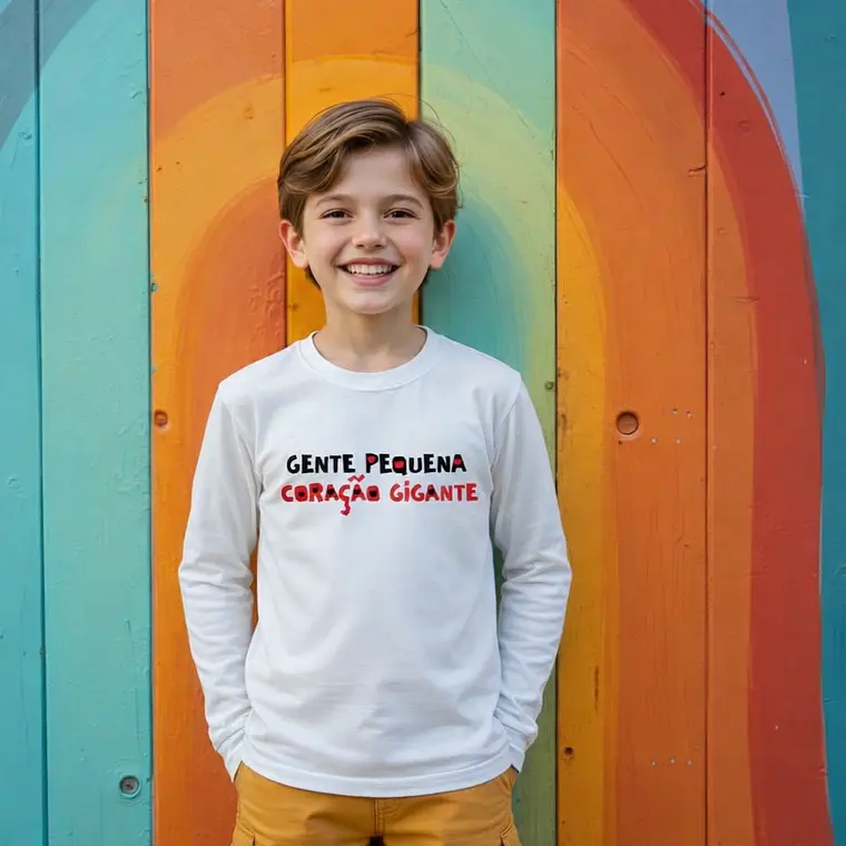 T-shirt “Gente Pequena, Coração Gigante” 3