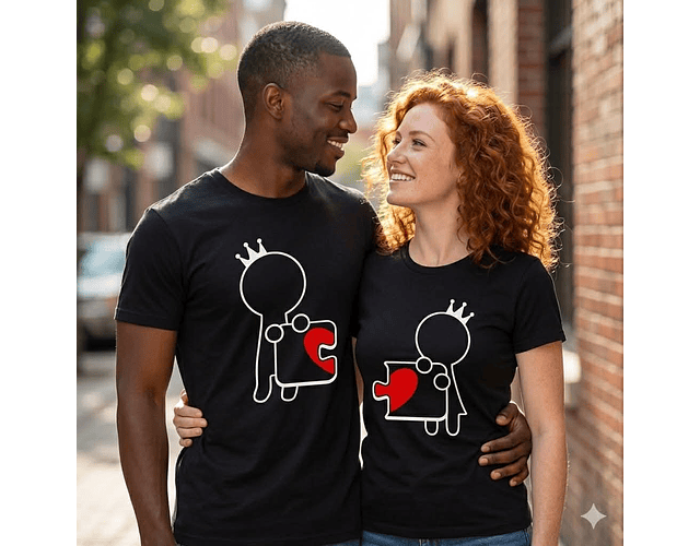 T-shirt Puzzle do Amor