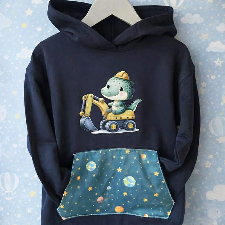 Sweat capuz Dinossauro | 4-5 anos 1