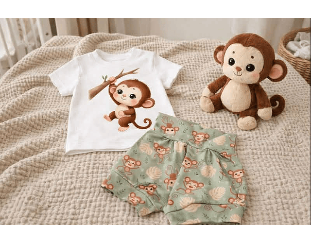 Bloomer Macaquinho | 3-6 meses