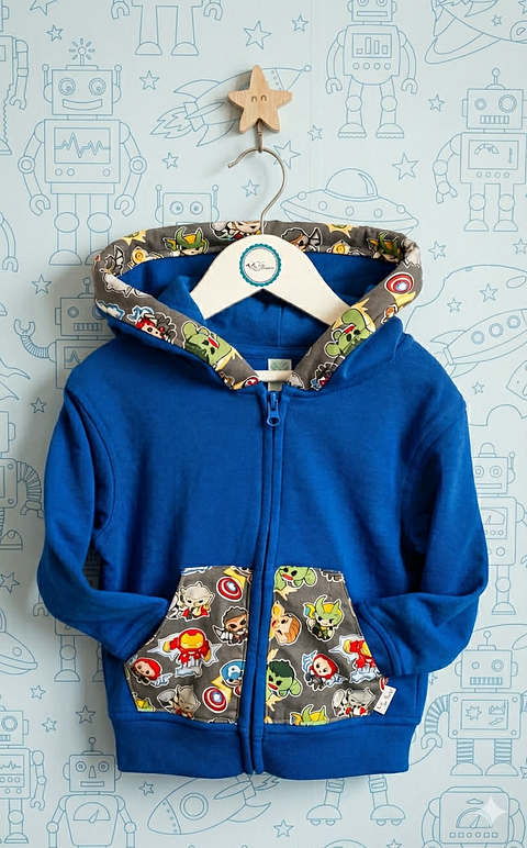 Casaco Avengers Kawaii | 3-4 anos