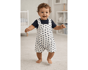 Macacão Estrelas Azuis