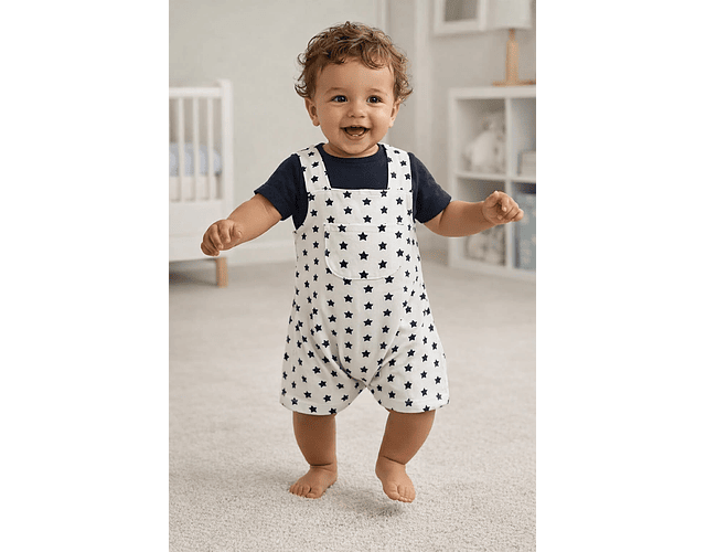 Macacão Estrelas Azuis