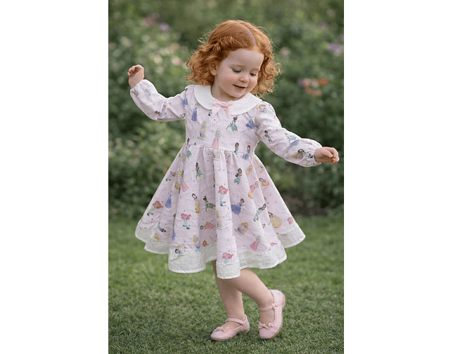 Vestido Princesas Encantadas | 4-5anos