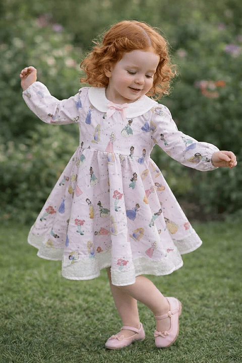 Vestido Princesas Encantadas | 4-5anos