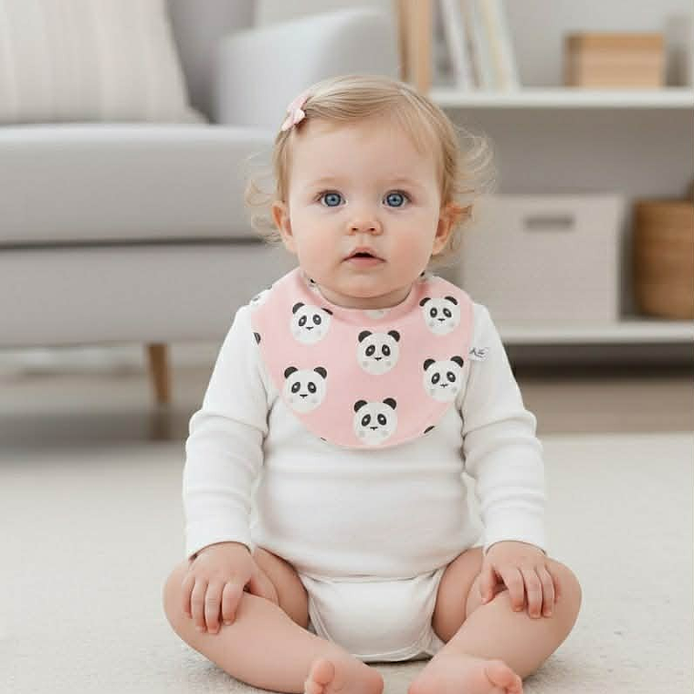 Babete Panda Rosa | M 2