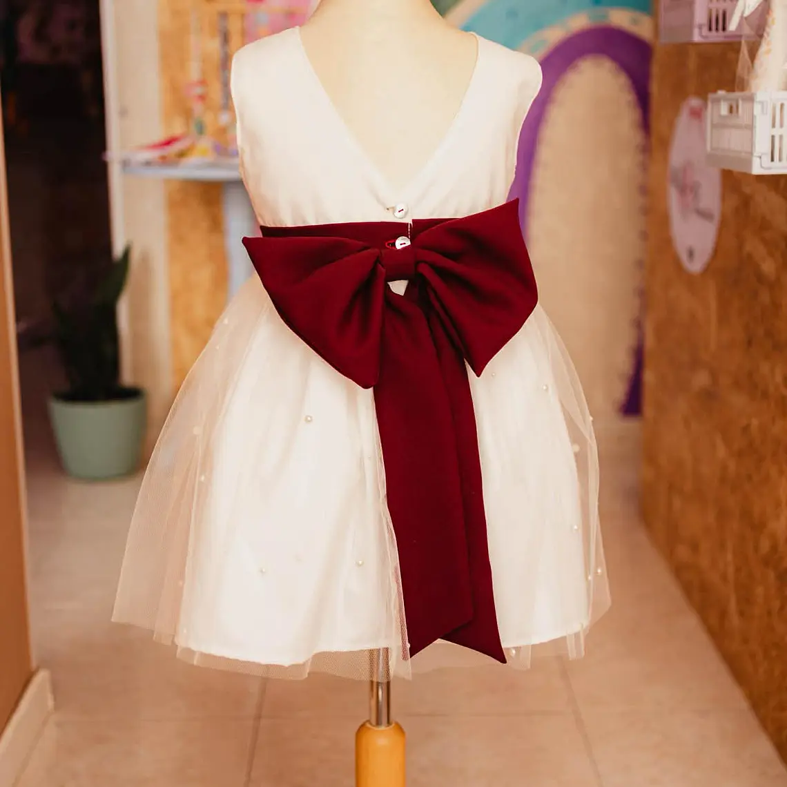 Vestido de Cerimónia Laço Bordeaux | 6 anos 5