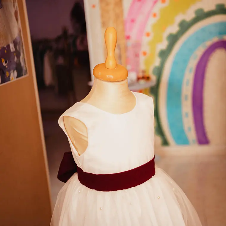 Vestido de Cerimónia Laço Bordeaux | 6 anos 4