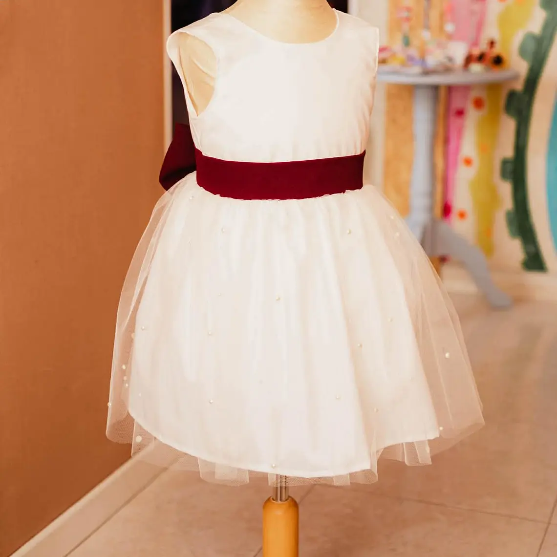 Vestido de Cerimónia Laço Bordeaux | 6 anos 3