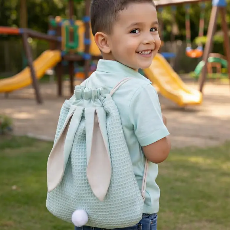 Mochila Orelhinhas Menta 2