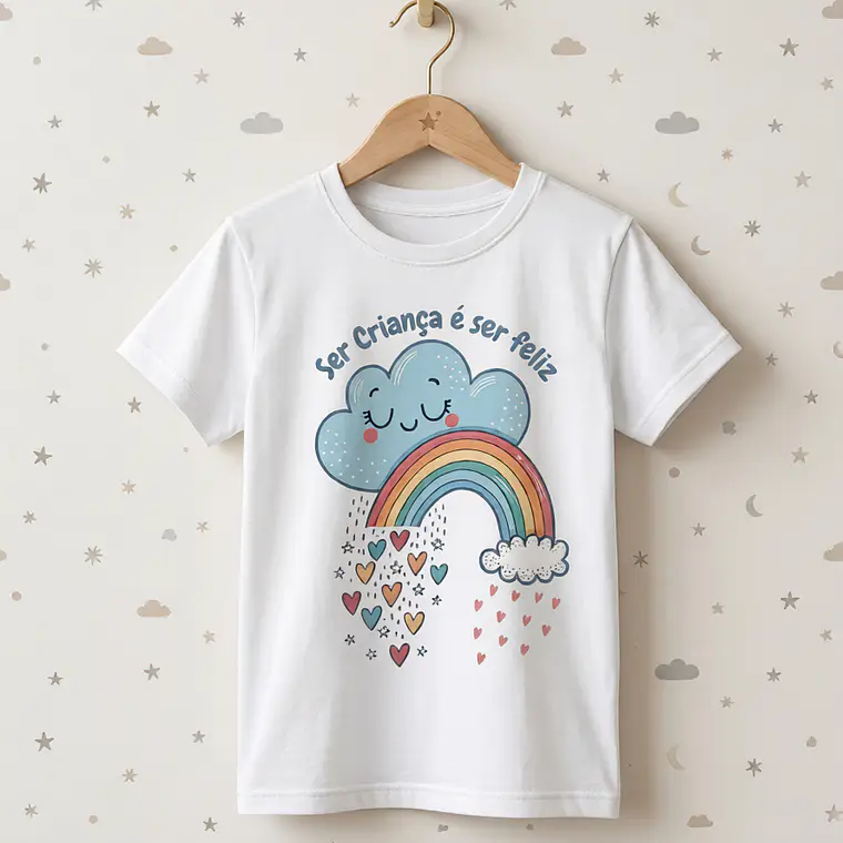 T-Shirt Ser Criança é ser Feliz 1