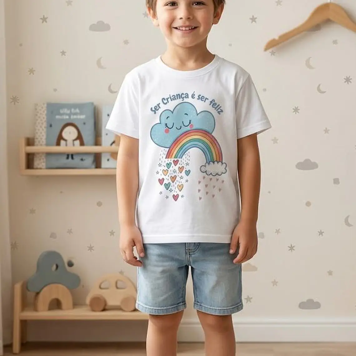 T-Shirt Ser Criança é ser Feliz 3