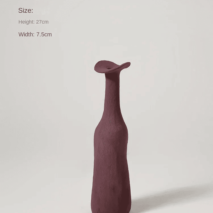 Vaso de Cerâmica Estilo Nórdico – Decoração Moderna em Tons Morandi 8