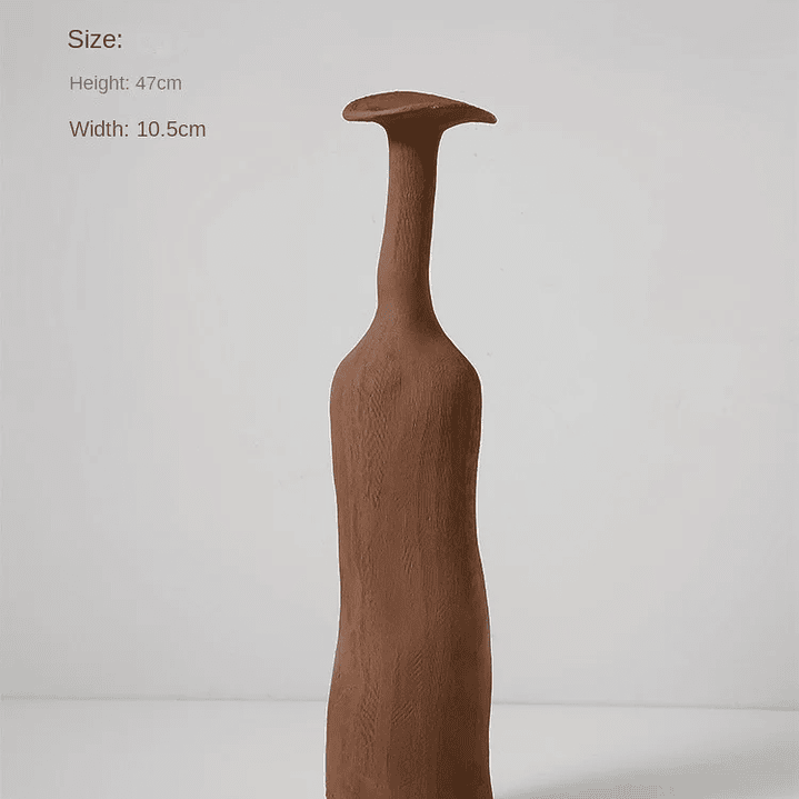 Vaso de Cerâmica Estilo Nórdico – Decoração Moderna em Tons Morandi 10