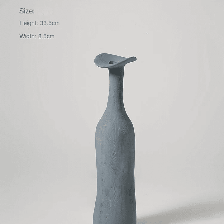 Vaso de Cerâmica Estilo Nórdico – Decoração Moderna em Tons Morandi 11