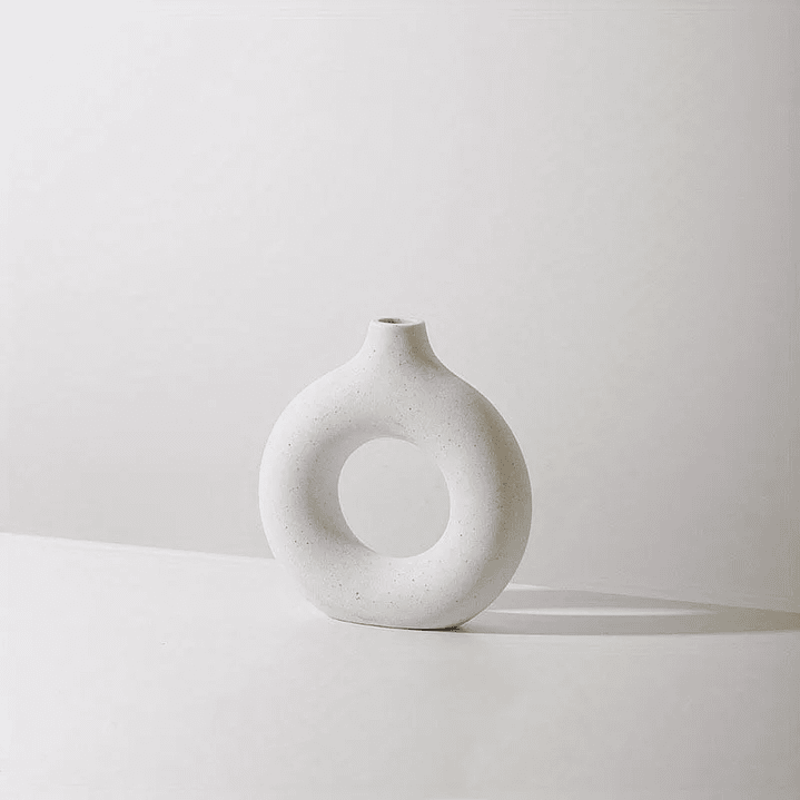 Vaso de Cerâmica Estilo Boho – Forma Circular para Arranjos Florais e Decoração 11