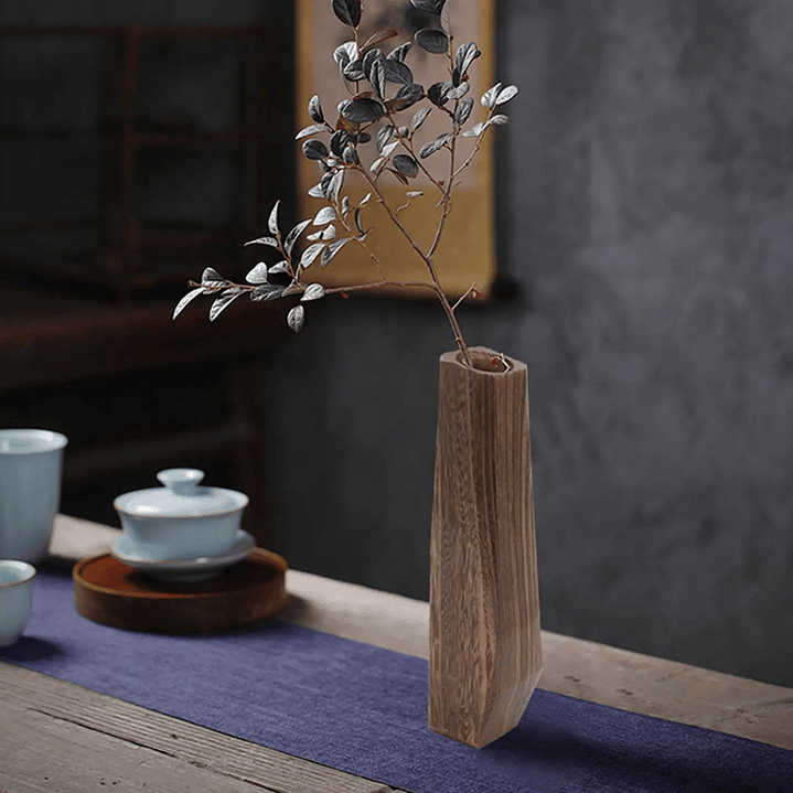 Vaso em Madeira Natural – Peça Decorativa para Ambientes Internos e Externos 4