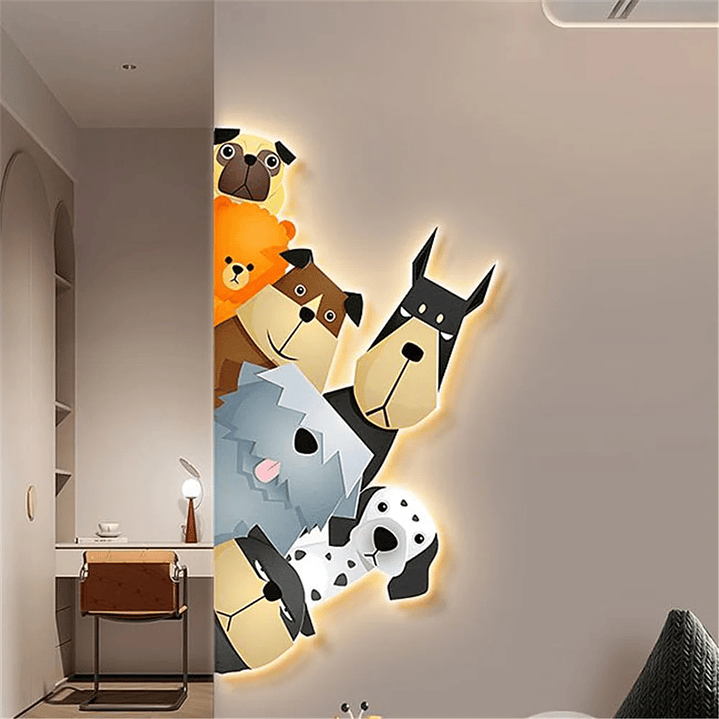 🐾 Candeeiro de Parede LED Infantil com Animais 4