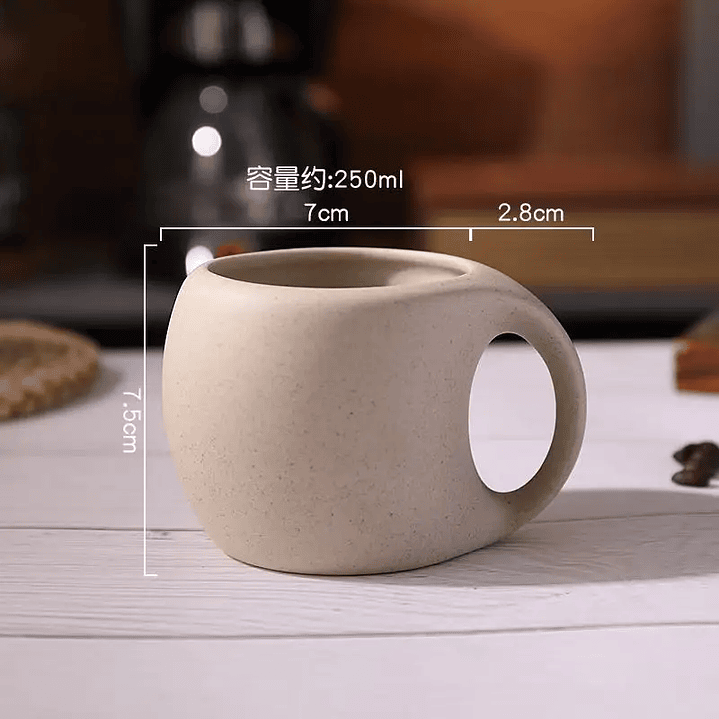 Conjunto Vintage de Chávena e Pires em Cerâmica 220ml – Elegância Retrô para Café, Latte e Chá 8