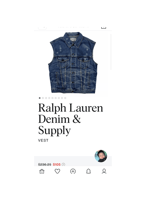 Ralph Lauren Denim & Supply Talla M 