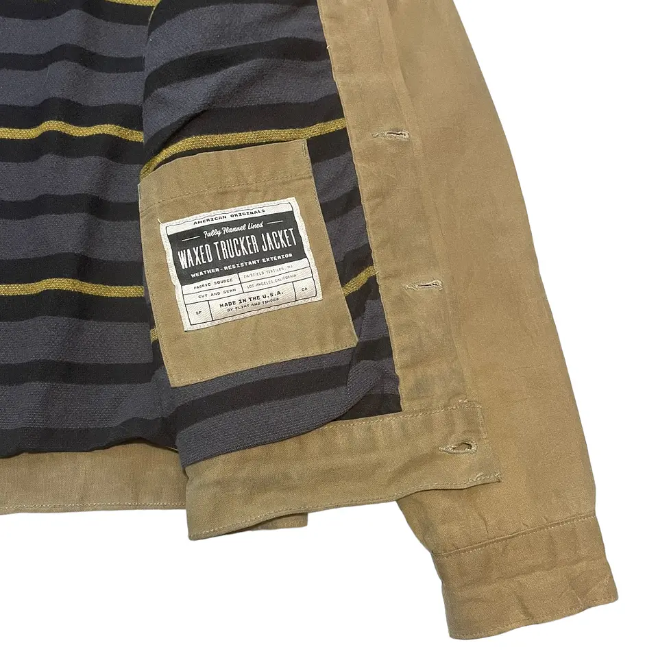 Chaqueta Encerada Flint and Tinder Talla S 8