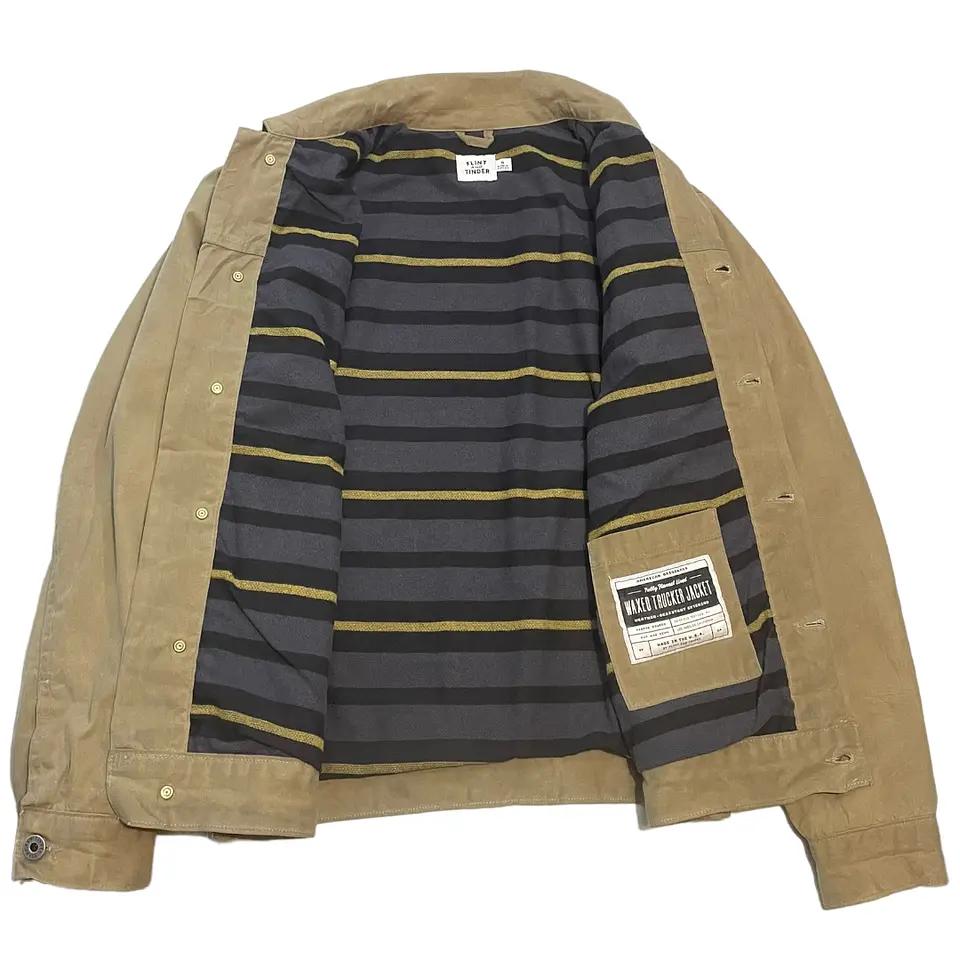 Chaqueta Encerada Flint and Tinder Talla S 9