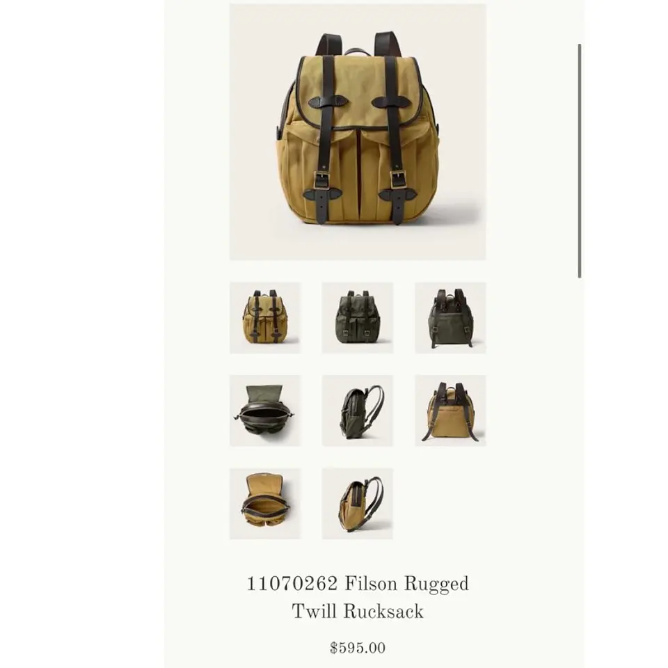 Mochila Encerada Filson 6