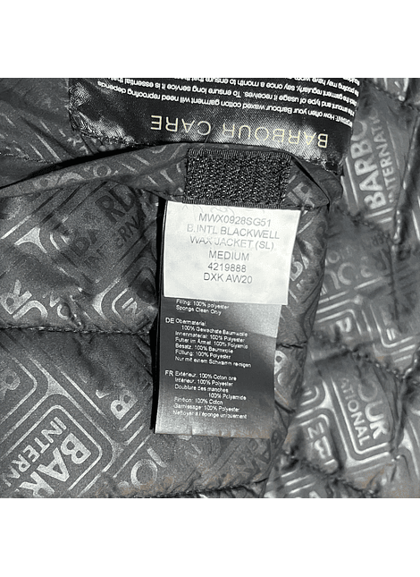 Barbour International Blackwell Talla M