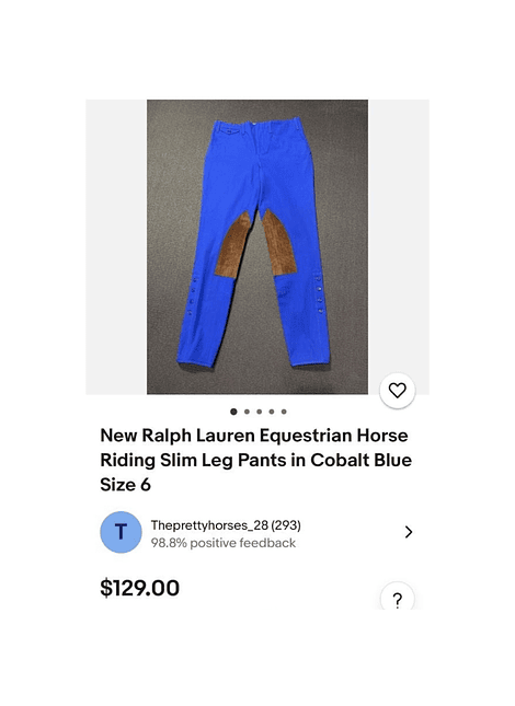 Ralph Lauren Talla 6 (S) Mujer (Revisar medidas)