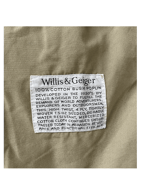 Willis & Geiger Talla 42 (XL) Hombre (Revisar medidas)