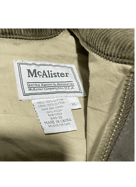 McAlister Talla XL Hombre (Revisar medidas)