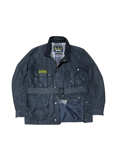 Barbour International Trials Wax Jacket Talla M