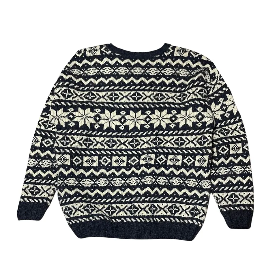 LL Bean Sweate Fair Isle Talla L 2