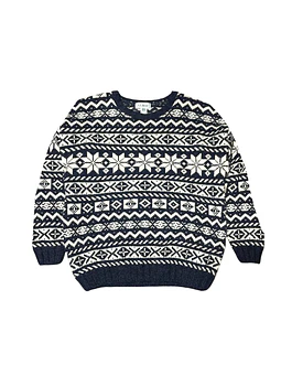 LL Bean Sweate Fair Isle Talla L