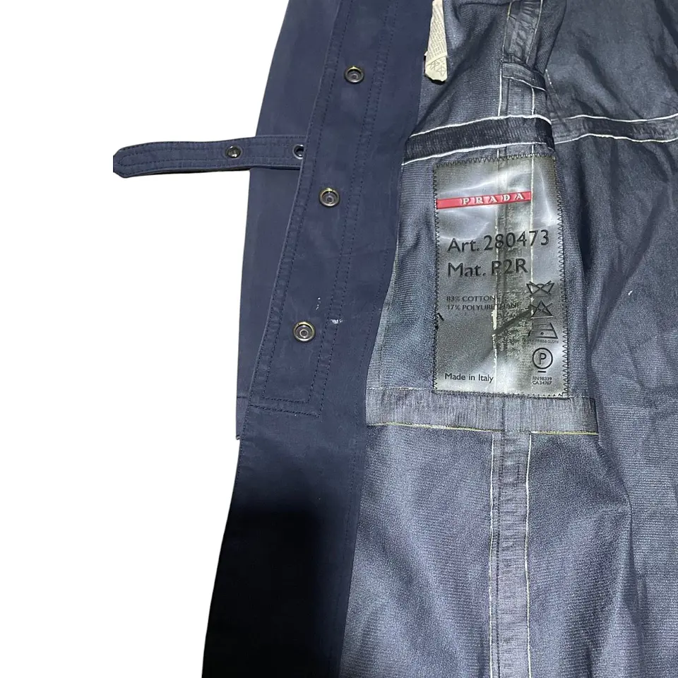 Prada Trench Impermeable Talla 38 5