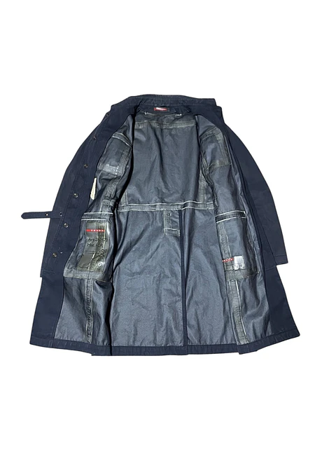 Prada Trench Impermeable Talla 38