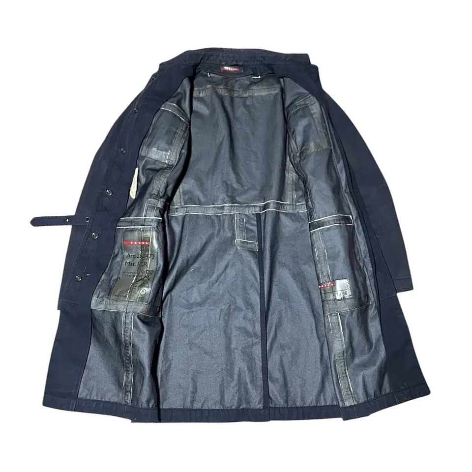Prada Trench Impermeable Talla 38 2