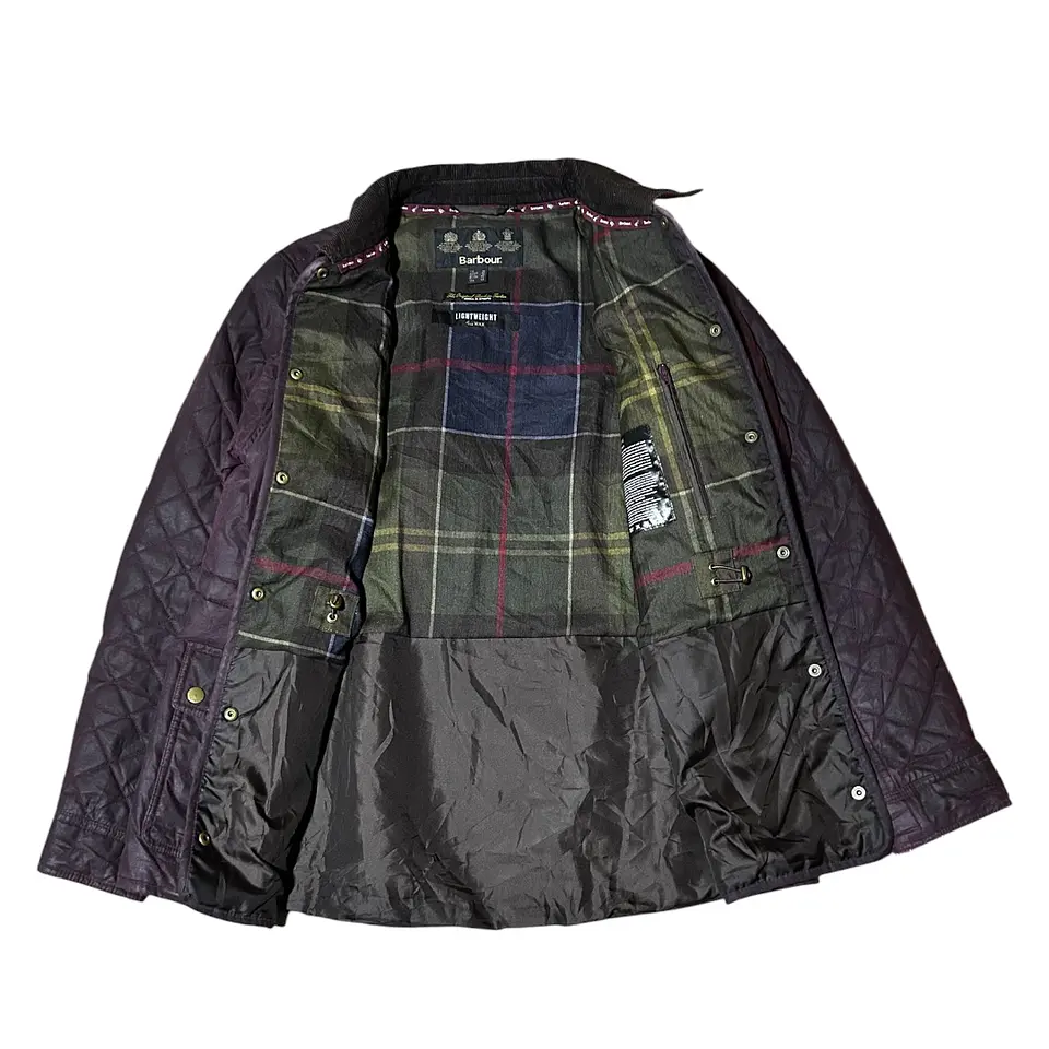 Chaqueta Encerada (Waxed) Barbour Quilted Penshaw Wax Jacket Talla UK 14 L 4