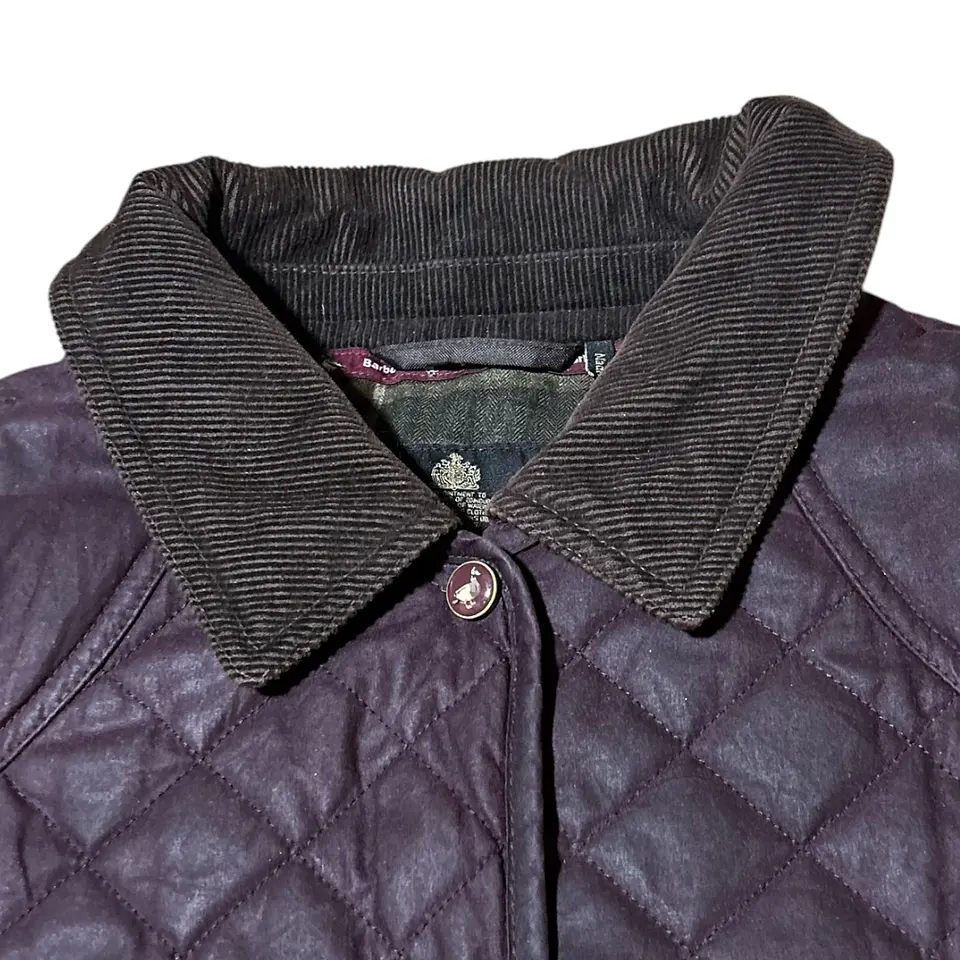 Chaqueta Encerada (Waxed) Barbour Quilted Penshaw Wax Jacket Talla UK 14 L 8