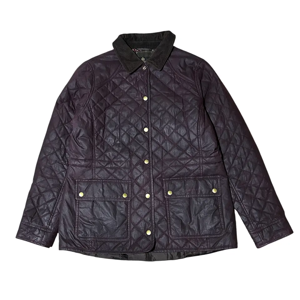 Chaqueta Encerada (Waxed) Barbour Quilted Penshaw Wax Jacket Talla UK 14 L 3