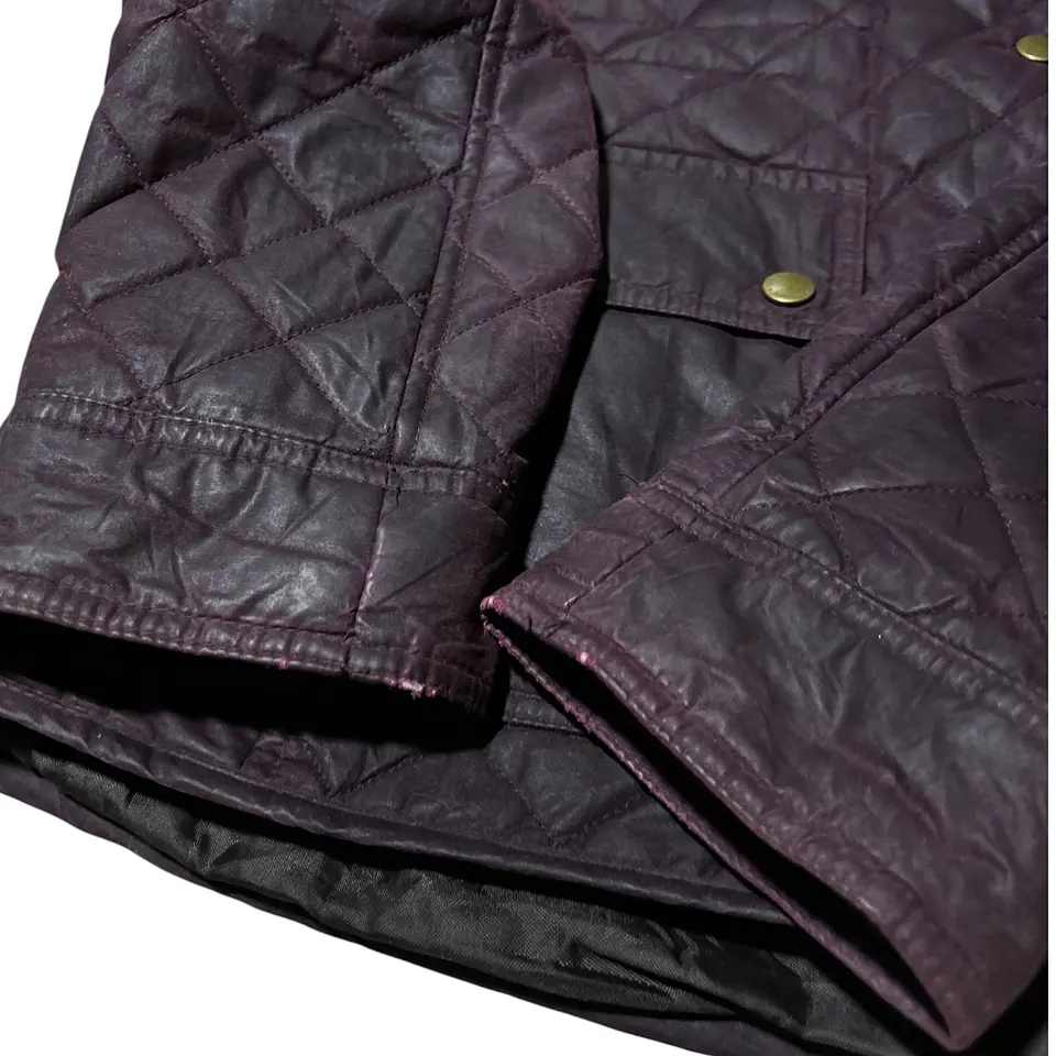 Chaqueta Encerada (Waxed) Barbour Quilted Penshaw Wax Jacket Talla UK 14 L 9