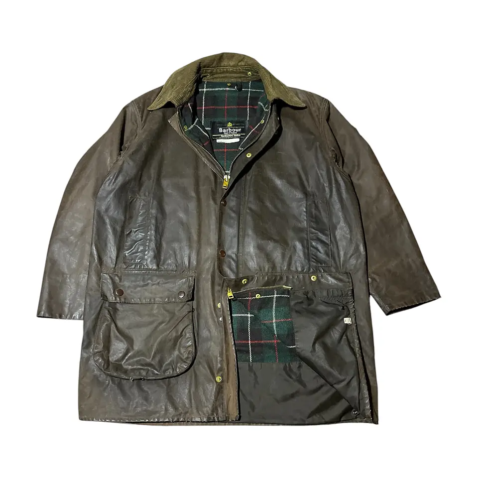 Chaqueta Encerada (Waxed) Barbour Northumbria Wax Jacket Talla XL 1