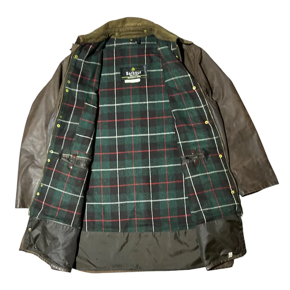 Chaqueta Encerada (Waxed) Barbour Northumbria Wax Jacket Talla XL 2