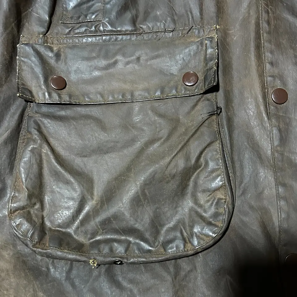 Chaqueta Encerada (Waxed) Barbour Northumbria Wax Jacket Talla XL 4