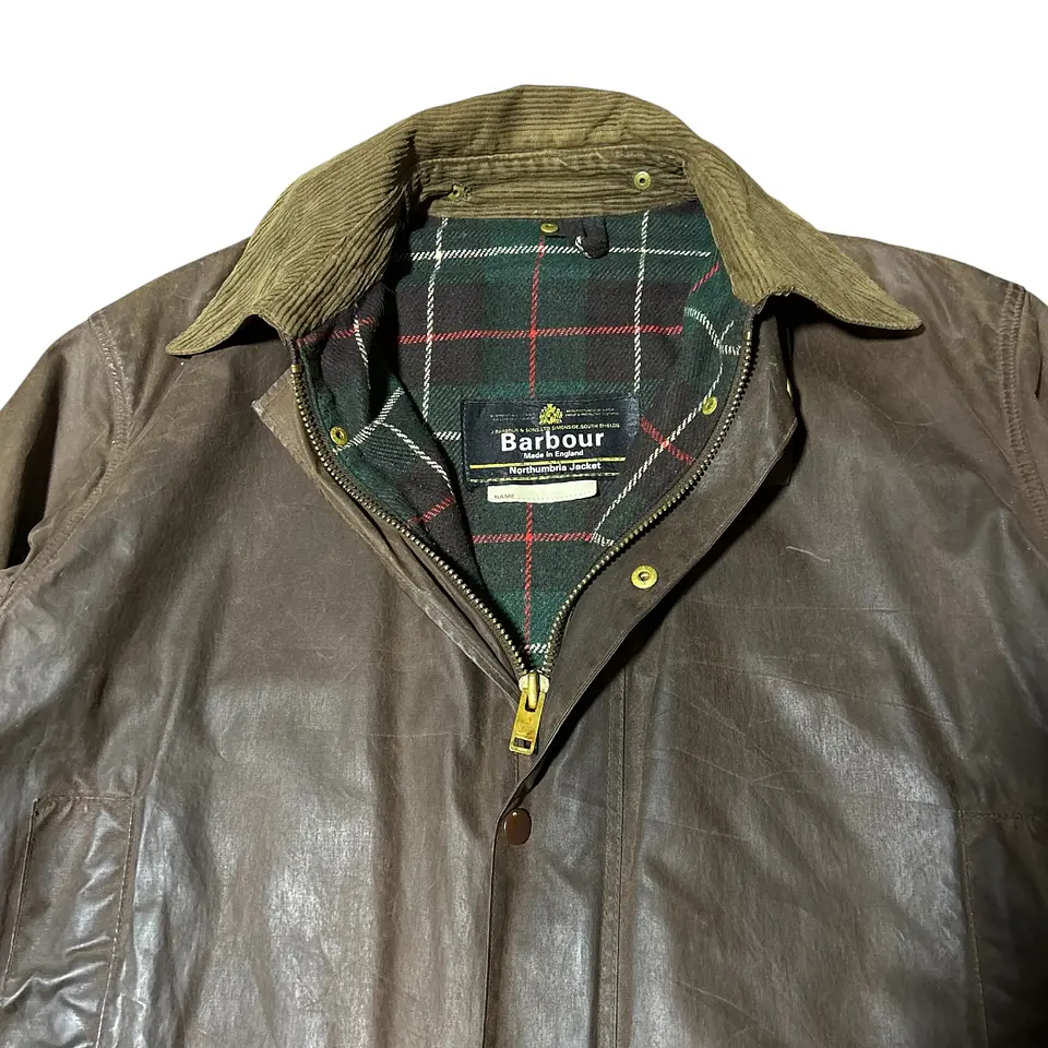 Chaqueta Encerada (Waxed) Barbour Northumbria Wax Jacket Talla XL 6