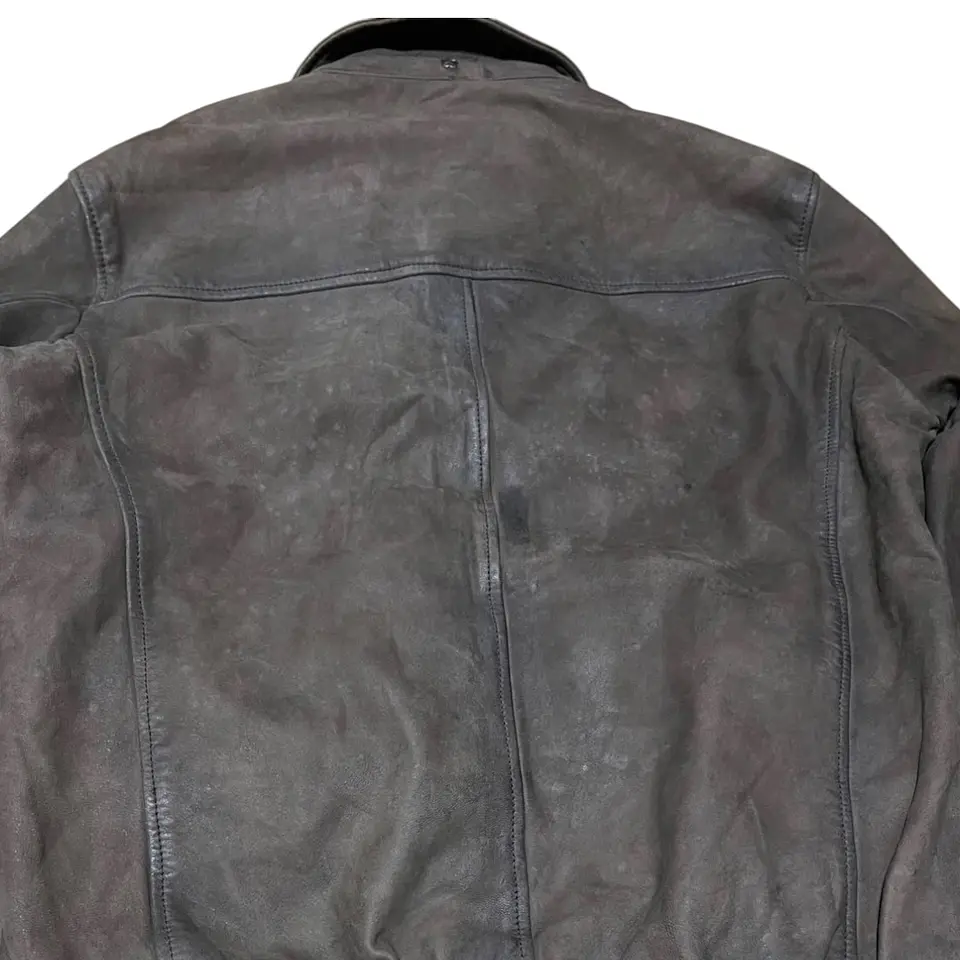 Chaqueta de Cuero Massimo Dutti Talla M (S/M Revisar medidas) 5